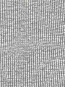 DAZY Women's Solid Color Round Neck Long Sleeve Fitted Ribbed T-Shirt - Grey - View 6
