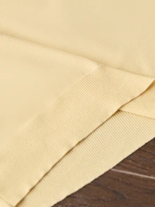 SIGLOCORE Slim Fit Zipper Polo Shirt Short Sleeve Breathable Knit Top For Summer And Casual Wear
Lightweight Half Zip Polo Collared Knit - Light Yellow - View 9