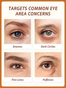 Slow Sunday Brightening Eye Serum, Caffeine, Moisturizing And Brightening, Suitable For Dark Circles, Fine Lines, And Eye Bags, Good Choice For Vacation, Travel Essentials, Halloween & Christmas, Suitable For Fall & Winter Eye Care, Autumn Essential - Clear - View 2