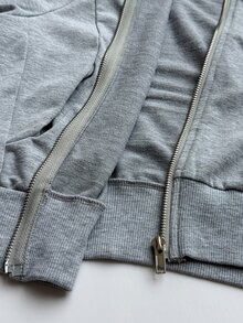 SHEIN EZwear 灰色針織女款運動衫 - 淺灰色 - 查看 15