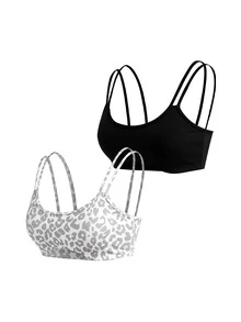 SHEIN Cheerettes 女款雙肩帶日常健身運動內衣 - 彩色 - 查看 14