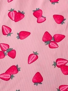 Teen Girls Casual Comfortable Cute Bear Print Long Sleeve Top & Pants 2-Piece Set Autumn/Winter - Pink - View 6