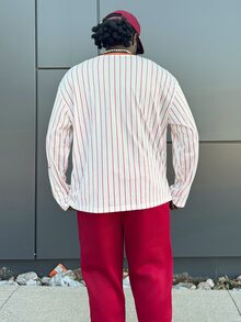 Harrin Don Harrin Don 男士休闲字母图案弹力长袖T恤，秋季款 - 彩色 - 查看 2