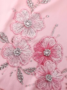 GlowEve Women's Summer Elegant Floral Print Spaghetti Strap Dress - Pink - View 4