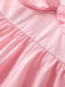 GlowEve Women's Summer Elegant Floral Print Spaghetti Strap Dress - Pink - View 3