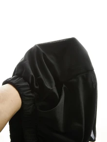 SHEIN 青少年男孩寬鬆休閒圖案印花短褲 黑色 夏季街頭風 適合徒步、度假、慢跑、舒適穿著 - 彩色 - 查看 4