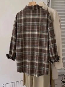 SHEIN CURVE+ 大尺碼女款感恩節套裝 秋季休閒日常穿著 - 彩色 - 查看 2