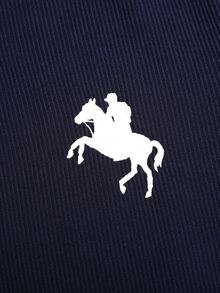 SHEIN Tween Girl NovaGlow 運動休閒日常針織素色開襟外套與喇叭褲套裝 秋冬穿搭 - 藏蓝色 - 查看 6