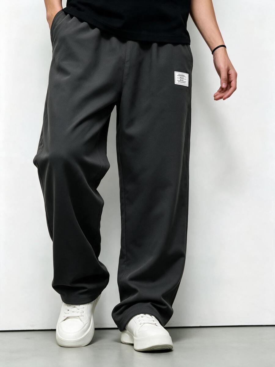 Mirajuku Straight Leg Casual Sports Pants, New Spring/Summer Style For Fashionable Teenage Boys Autumn Fall