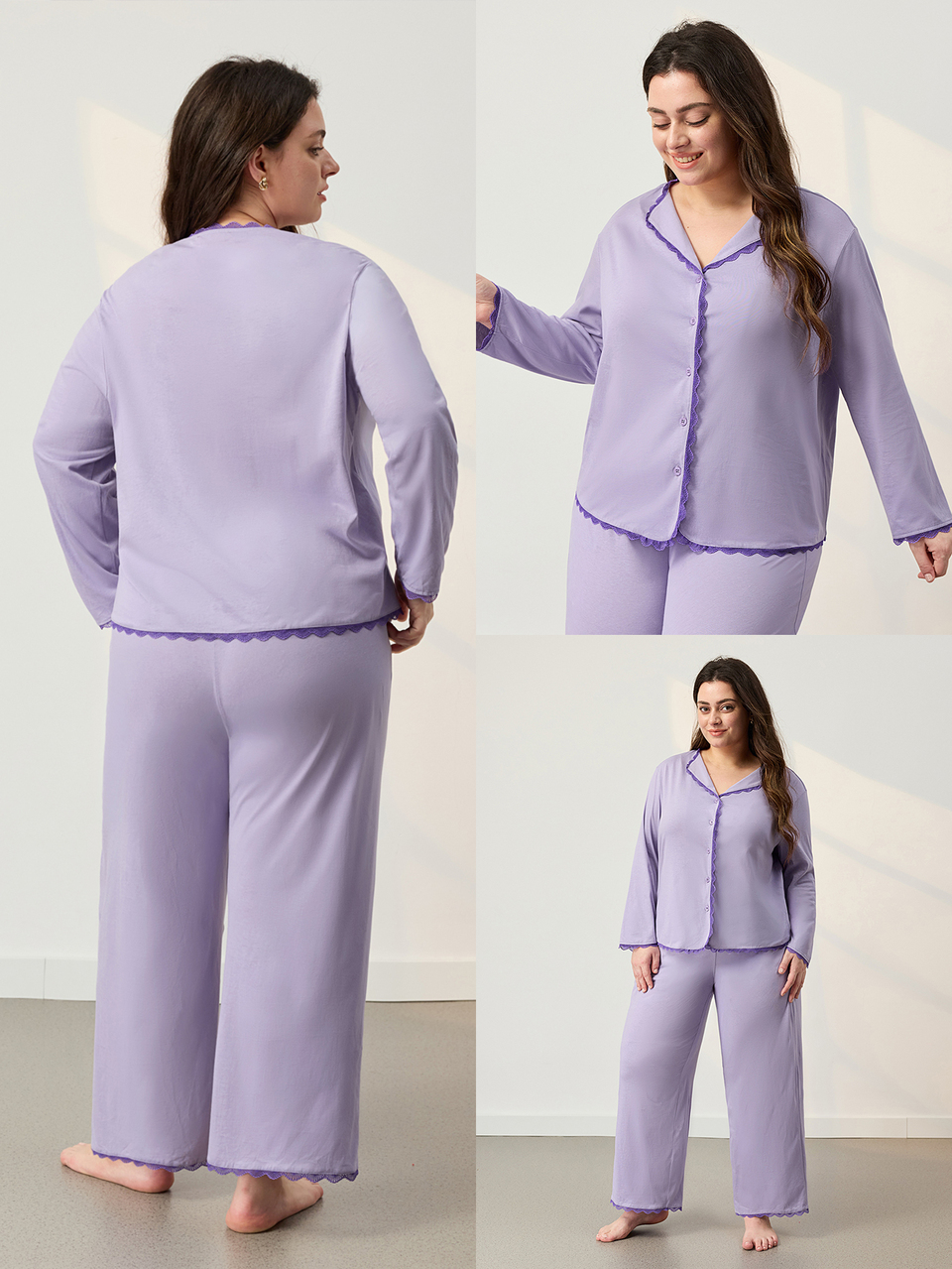 Plus Size Women Pajama Set