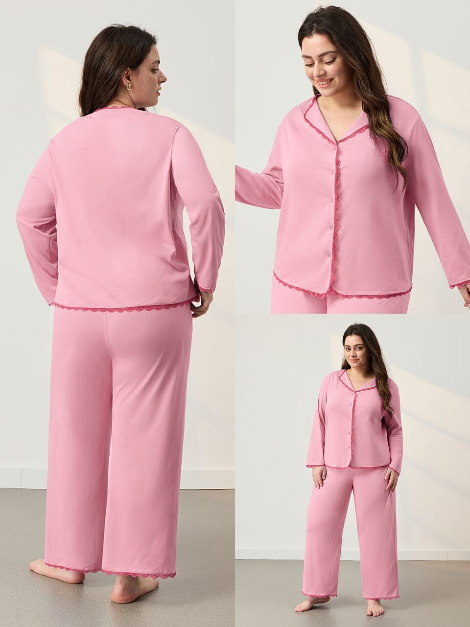 Plus Size Women Pajama Set