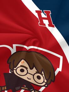 HARRY POTTER X SHEIN 大尺碼女款卡通印花休閒百搭日常短袖T恤 - 白色 - 查看 6