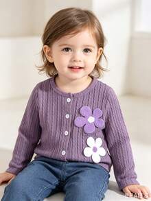 Baby Girls Jackets - Purple - View 1