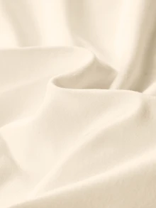 SHEIN BASICS 女款米白色立領上衣，修身版型，長袖，假領，秋季女式辦公日常簡約基礎優雅端莊款 - 米色 - 查看 5