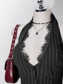 SHEIN ICON 大碼西裝套裝 - 黑色 - 查看 5