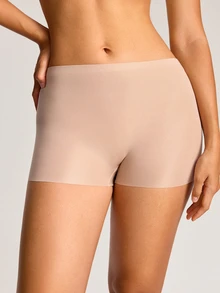 Barelissa Women's Solid Color Casual Daily Triangle Panties - Brown - View 4