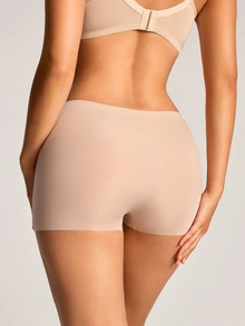 Barelissa Women's Solid Color Casual Daily Triangle Panties - Brown - View 3