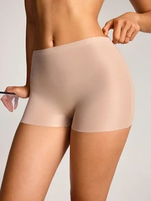 Barelissa Women's Solid Color Casual Daily Triangle Panties - Brown - View 2
