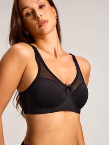 Barelissa 1pc Women's Wireless Bra - Black - View 5