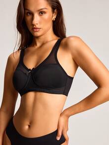 Barelissa 1pc Women's Wireless Bra - Black - View 4