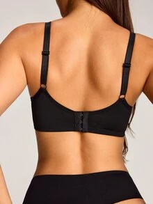 Barelissa 1pc Women's Wireless Bra - Black - View 3