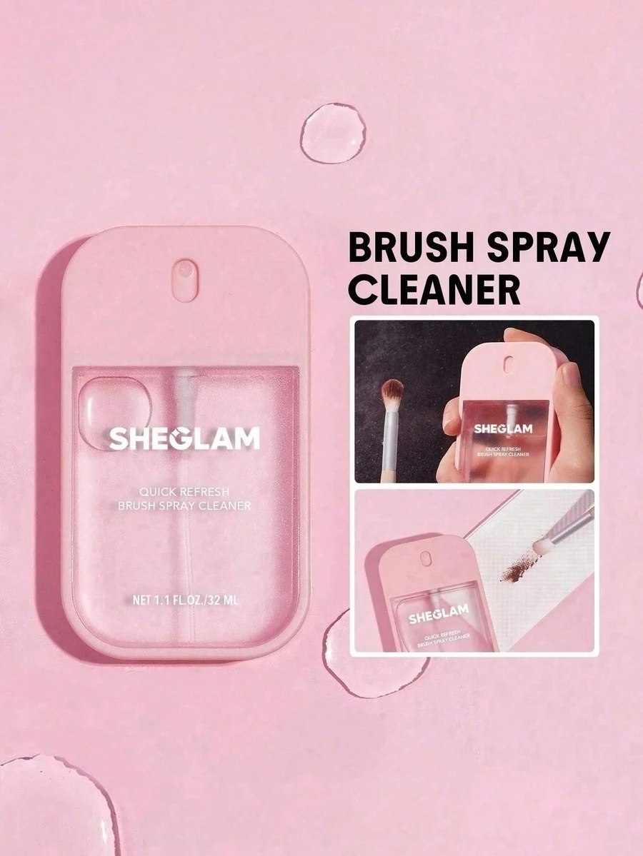 SHEGLAM Quick Refresh 刷具快速清潔噴霧 32Ml 品牌美妝化妝品 適合女士與女孩 - 粉色 - 查看 1