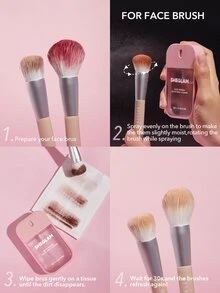 SHEGLAM Quick Refresh 刷具快速清潔噴霧 32Ml 品牌美妝化妝品 適合女士與女孩 - 粉色 - 查看 6