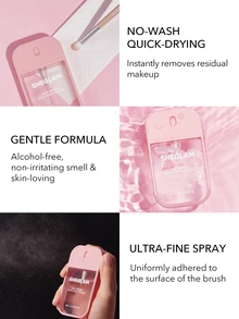 SHEGLAM Quick Refresh 刷具快速清潔噴霧 32Ml 品牌美妝化妝品 適合女士與女孩 - 粉色 - 查看 4