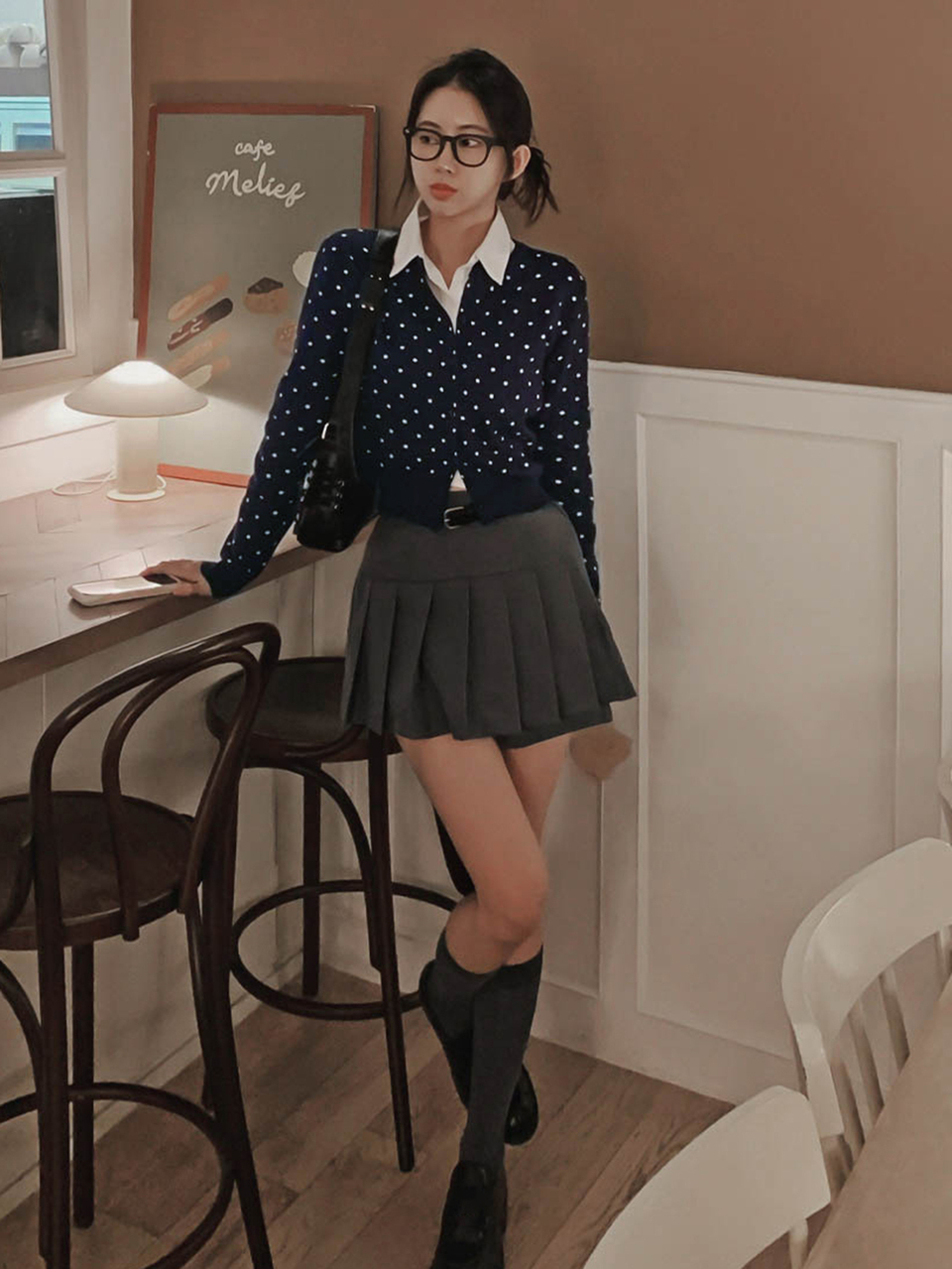 Women's Fashion Jacquard Single-Breasted Long Sleeve Knit Cardigan Fall