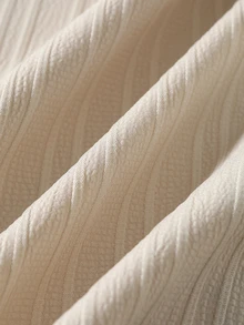 Velvienne 大尺碼女款夏季休閒極簡無袖V領上衣，飾有時尚花卉刺繡，優雅隨興，適合日常穿著 - 卡其色 - 查看 8