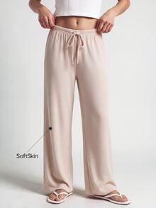 SHAPORA Women's Solid Color Home Wear Lounge Cozy Pants, Pack Of 3, Fall Winter Clothes - Multicolor - View 5