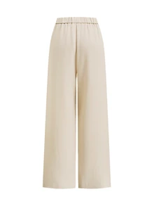 SHEIN Clasi Elegant Jacquard Star & Shell Asymmetrical Button Vest And Pants - Multicolor - View 4