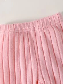 Baby Girls T-Shirt Co-Ords - Pink - View 4
