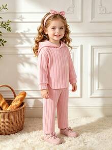Baby Girls T-Shirt Co-Ords - Pink - View 9