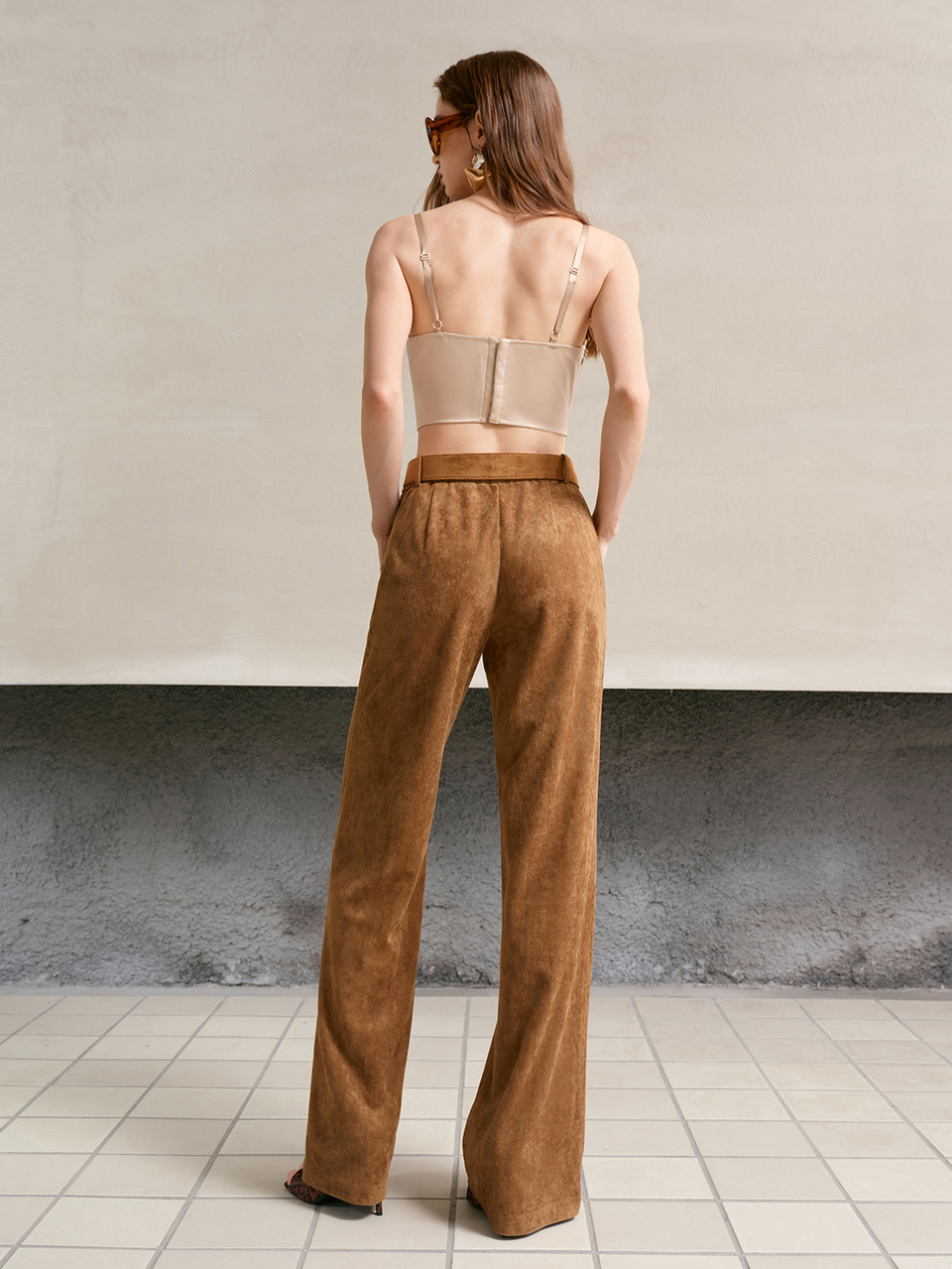 MOTF HIGH WAIST STRAIGHT LEG PANTS
