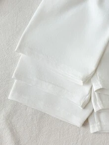 SHEIN 女童春夏細肩帶背心上衣與短褲套裝 3件組 素色/多色 Seasons - 紫色 - 查看 5
