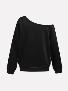 SHEIN 青少年（女）衛衣 - 黑色 - 查看 6