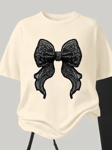 2pcs/Set Baju Kasual Chic Anak Perempuan dengan Motif Kupu-kupu dan Legging, Nyaman untuk Dipakai Sehari-hari di Musim Semi, Musim Panas, dan Musim Gugur - MultiWarna - View 4