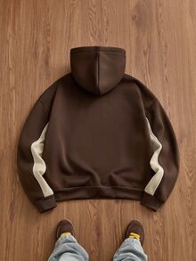 SWAVVY Men Hoodies - Brown - View 2