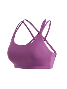 SHEIN Cheerettes Women's Solid Color Seamless Sports Bra - Multicolor - View 8