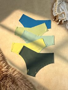 Bare Chapter Women's Comfortable Adhesive Triangle Panties 5-Piece Set - Multicolor - View 11