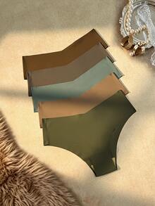 Bare Chapter Women's Comfortable Adhesive Triangle Panties 5-Pack - Multicolor - View 1
