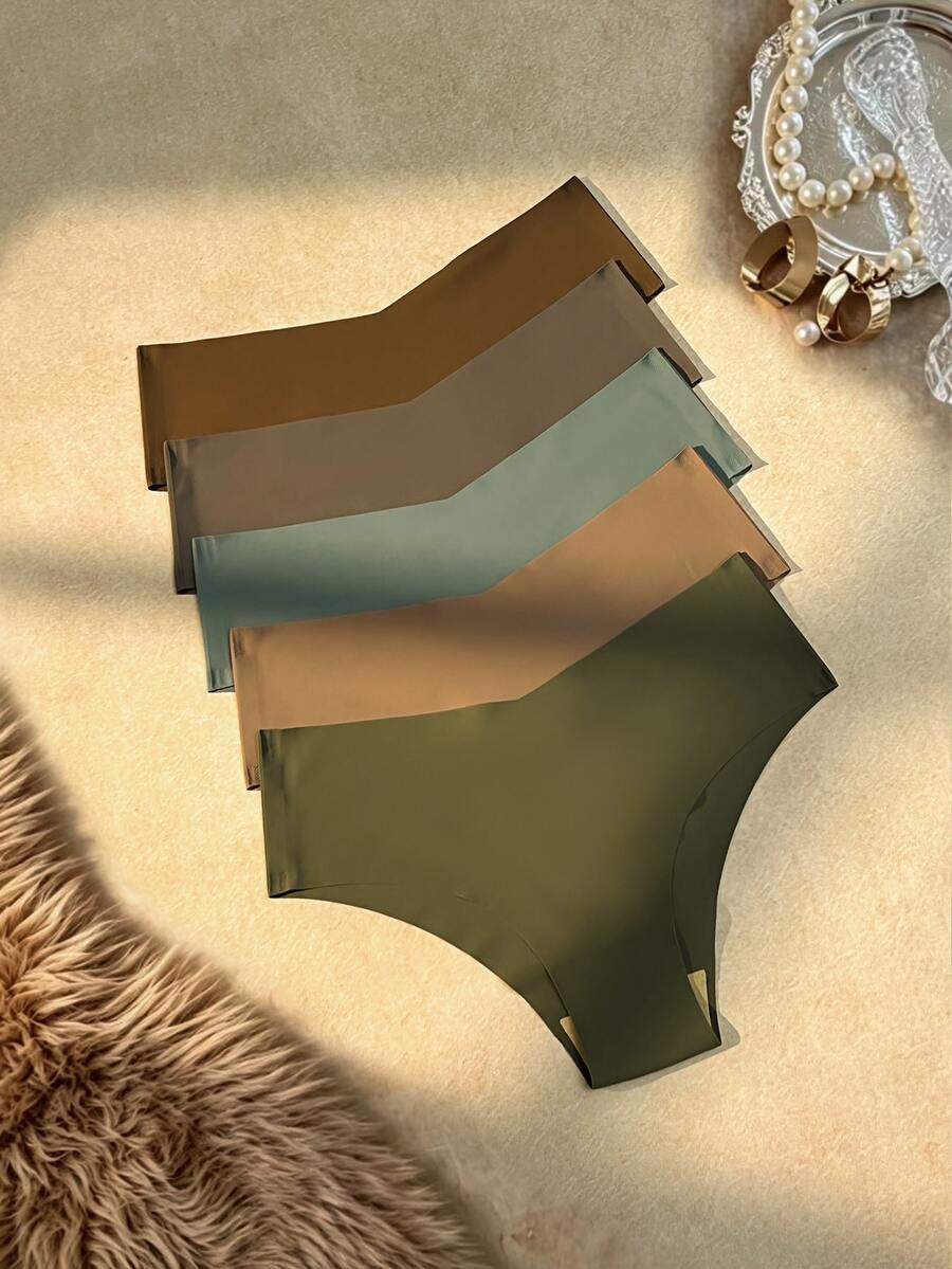 Bare Chapter Women's Comfortable Adhesive Triangle Panties 5-Pack - Multicolor - View 1