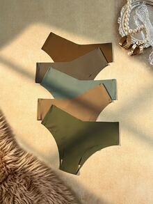 Bare Chapter Women's Comfortable Adhesive Triangle Panties 5-Pack - Multicolor - View 13