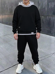 SHEIN 青少年男孩連帽衫與運動衫套裝 - 彩色 - 查看 7