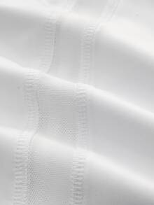 SHEIN Cheerettes Women's Plus Size Gradient Color Casual Fitness Sports T-Shirt - White - View 7
