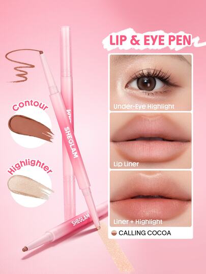 SHEGLAM Silky Glow Lip &Eye Pen Brand Beauty Cosmetic Makeup For Women And Girls