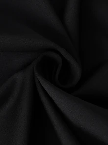 SHEIN Franclia This Is A New Autumn-Winter Style Long-Sleeved, Mid-Length Sequined Fishtail Dress For Ladies. It Is Elegant And Suitable For Both Daily Commutes And - Black - View 8
