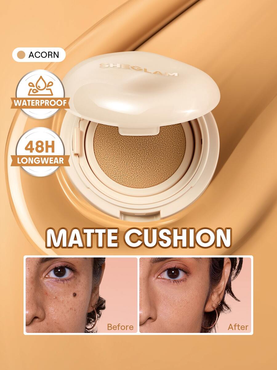 SHEGLAM Lock & Go Long-Lasting 氣墊粉餅-Acorn 品牌美妝化妝品 適合女士與女孩 - Acorn - 查看 1