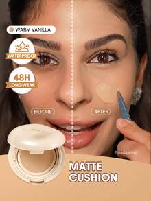SHEGLAM Lock & Go Long-Lasting 氣墊粉餅-Warm Vanilla 品牌美妝化妝品 適合女士與女孩 - Warm Vanilla - 查看 1